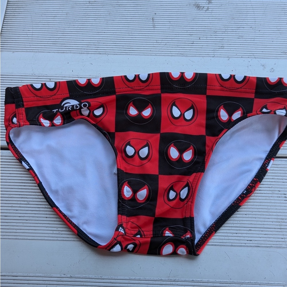 TURBO DeadPool Swimming Briefs Speedos